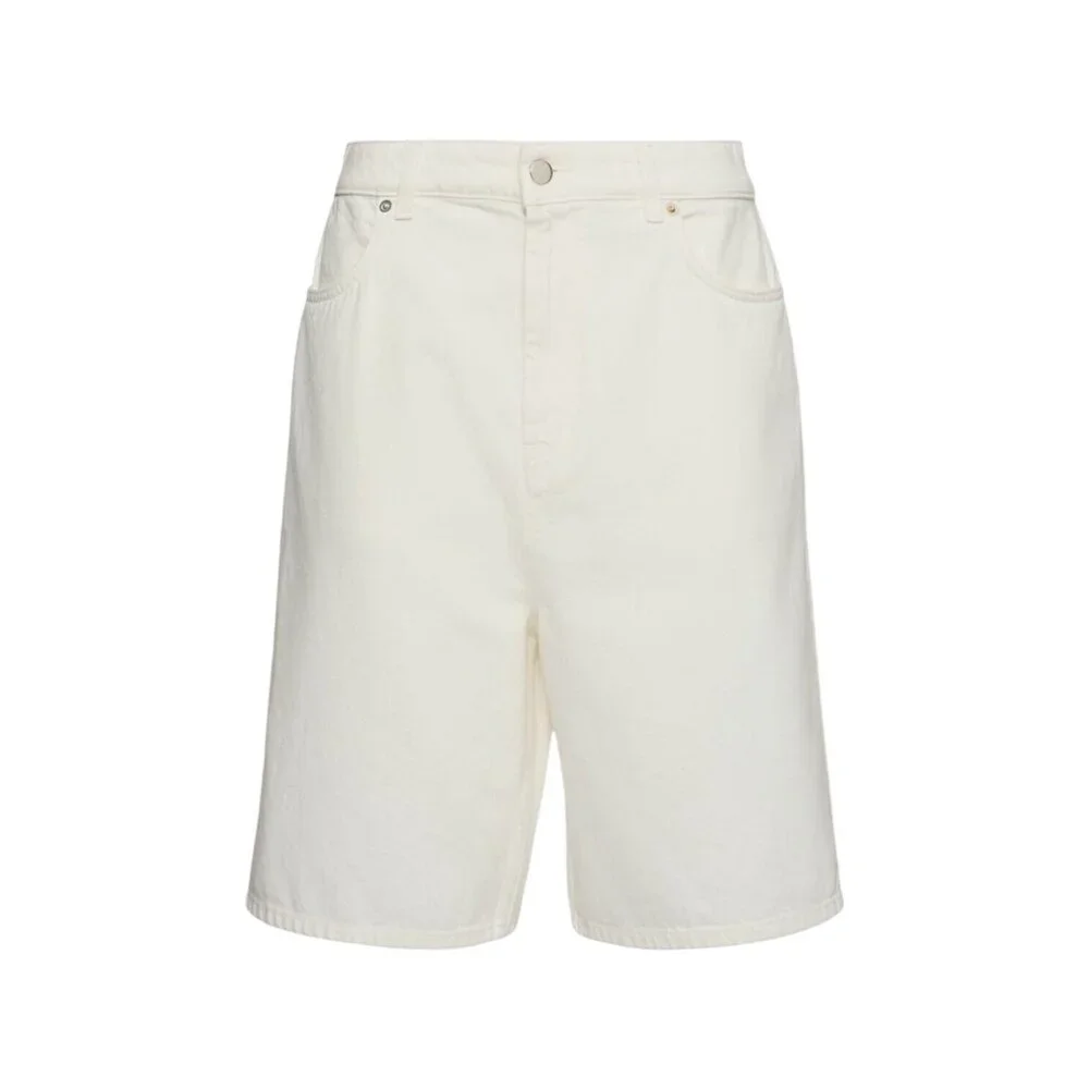 Loulou Studio Isu Shorts in Ivory 25 New Womens Bermuda Long Knee